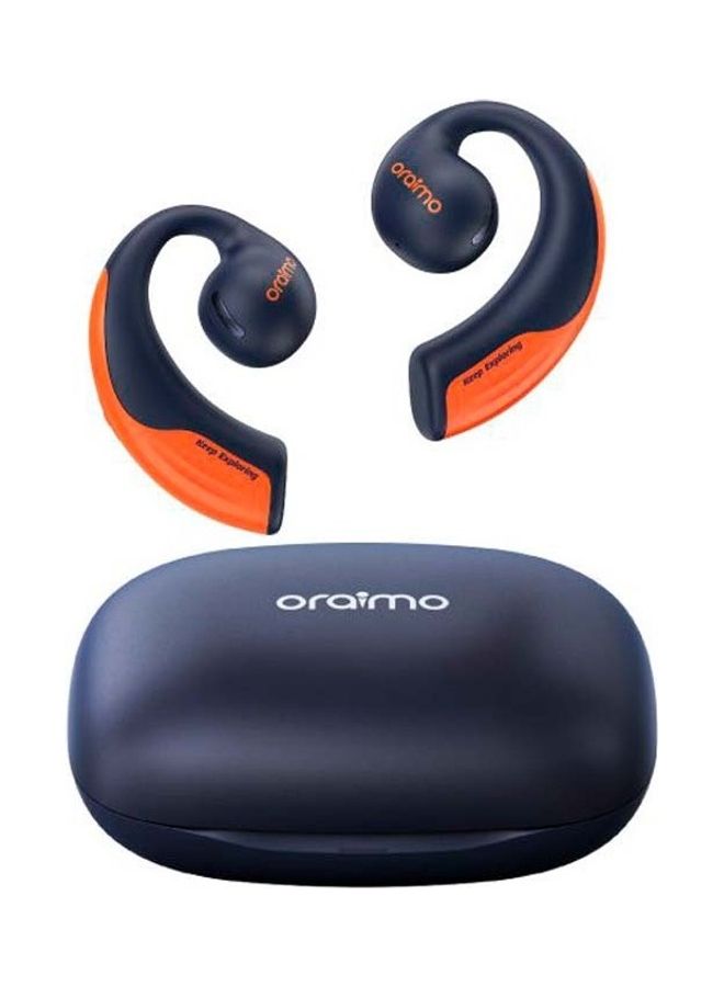 Oraimo - OpenPods 40Hr Long Playtime IPX5 4-Mic Noise Reduction Open-Ear True Wireless Earphones Blue - Image 1
