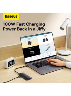 Baseus Baseus Lite Series 5-Port Type-C HUB Docking Station (Type-C to HDMI+USB3.0 * 3+PD) Black  - Image 5