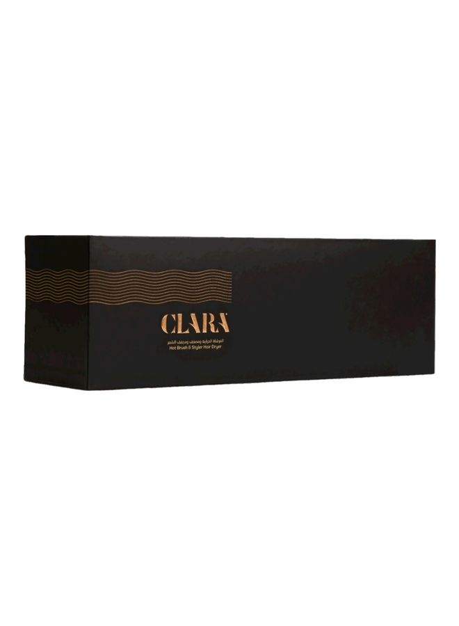 CLARA - Advanced Dryer - Thermal Brush, Styler & Hair Dryer Black - Image 1