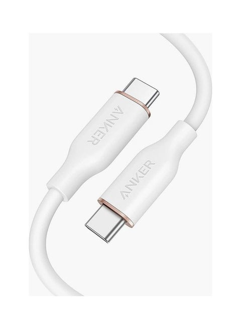 PowerLine III Flow USB C To USB C Cable 100W 6Ft White