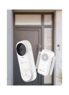 EZVIZ DB2C Wire-Free Video Doorbell With Chime Wireless Smart Home Security Camera  - Image 2