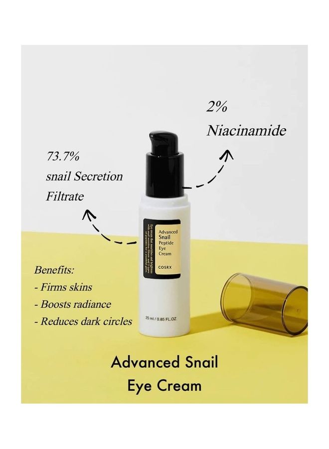 Cosrx - Advanced Snail Peptide Eye Cream White 25ml - Image 1