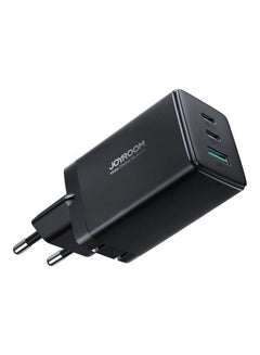 JOYROOM GaN Ultra EU Plug 65W 2 Type C Ports 1 USB A Ports Fast Charger 100W C To C Cable 1.2M Wall Compatible With Laptop MacBook Pro Air Dell XPS iPhone 14 iPad Pro Galaxy S23 Pixel 7 SteamDeck Black  - Image 2