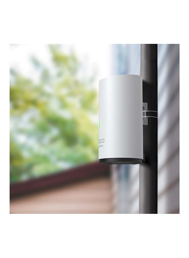 TP-LINK - Deco Outdoor Mesh Wi-Fi (Deco X50-Outdoor), AX3000 Dual Band Wi-Fi 6 Mesh, 2 Gigabit PoE Ports, 802.3at PoE+, Weatherproof, Works with All Deco Mesh Wi-Fi White - Image 1