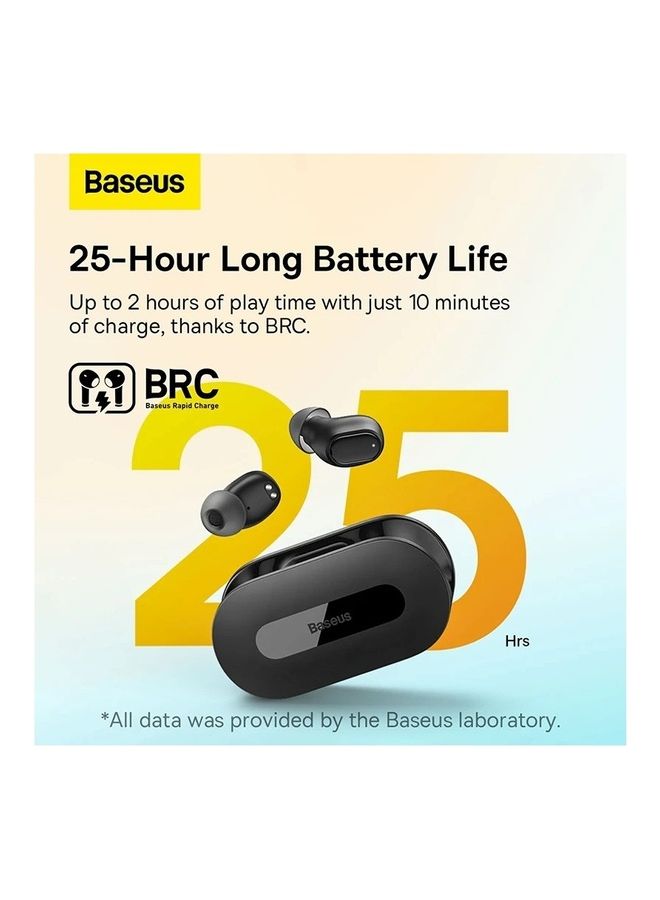 Baseus - WM01 Wireless Earphones - White - Baseus White - Image 1