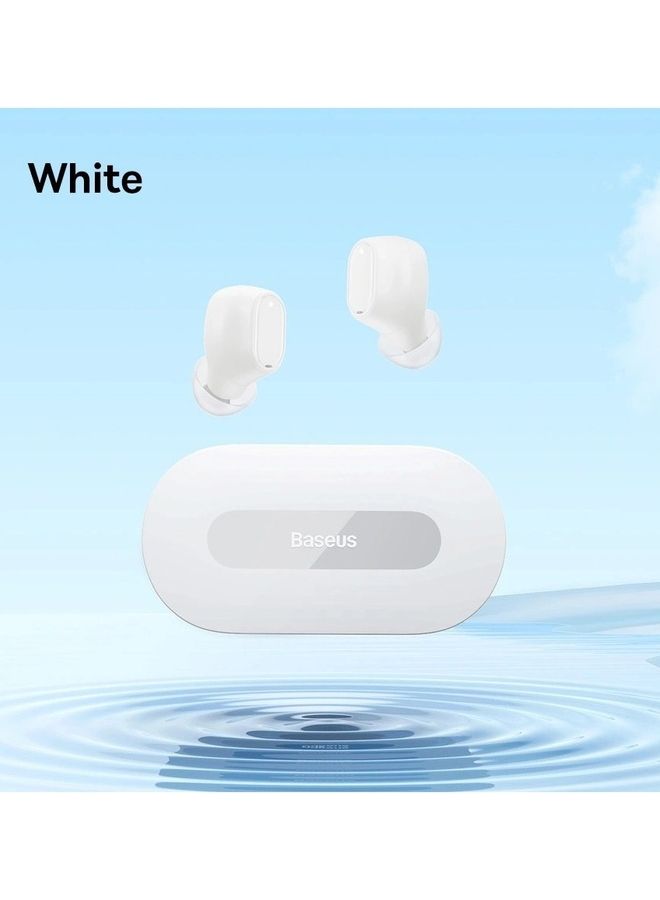 Baseus - WM01 Wireless Earphones - White - Baseus White - Image 1