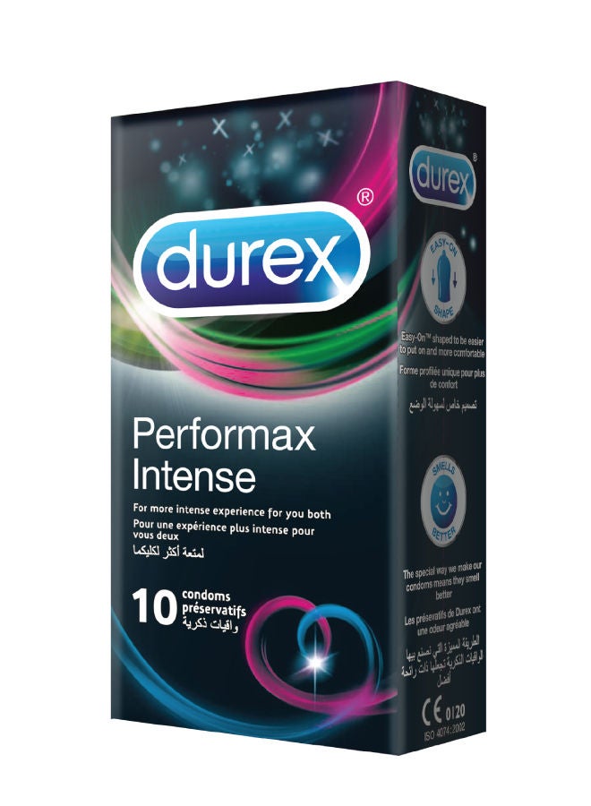 Durex - Performax Intense Condom Pack of 10 - Image 1