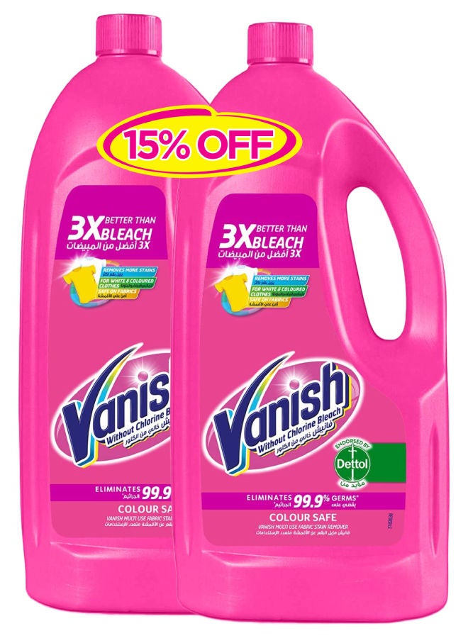 Vanish - Liquid Stain Remover Without Chlorine Bleach - Pack Of 2 900ml - Image 1