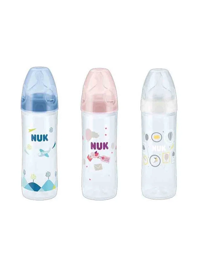 نوك Feeding Bottle With Silicone Teat 250ml - Assorted