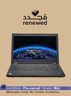 Renewed - Thinkpad P52 Laptop With 15.6 Inch Display,Intel Core i7-8850H/16GB RAM/1TB SSD/Windows 10 English Graphite