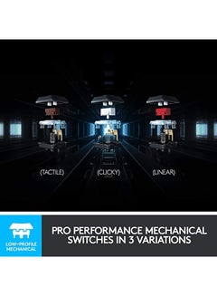 لوجيتيك لوحة مفاتيح الألعاب G815 Lightsync RGB الخطية الكربونية الميكانيكية  - Image 3