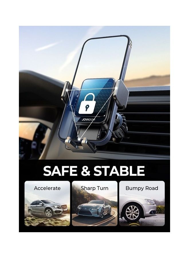 JOYROOM - 15W Mini Fast Wireless Car Charger Dashboard Cell Phone Holder For Iphone 14 Pro Max 14 Pro 14 13 12 11 Galaxy S22 S20 Plus Black - Image 1