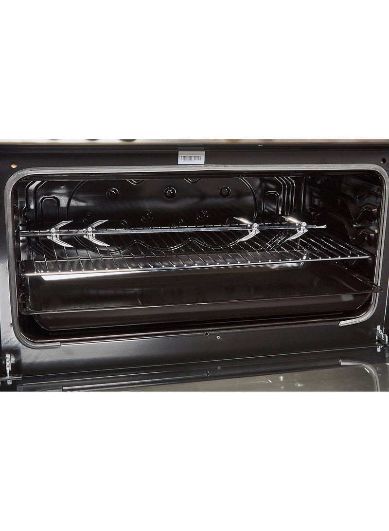 أدميرال 60x90 Gas Cooker Cast Iron Pan Support  Auto Ignition Full Safety 1 Year Warranty ADGC9060ASF Silver  - Image 5