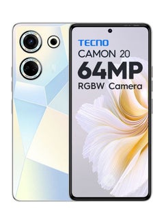TECNO Camon 20 Dual SIM Glacier Glow 8GB RAM 256GB 4G - Middle East Version  - Image 1