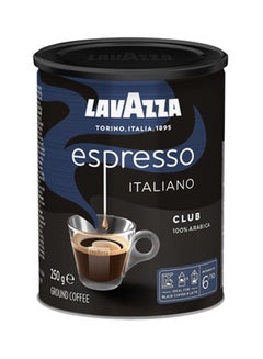 Lavazza Ground Coffee Italiano Club Arabic 250grams  - Image 1