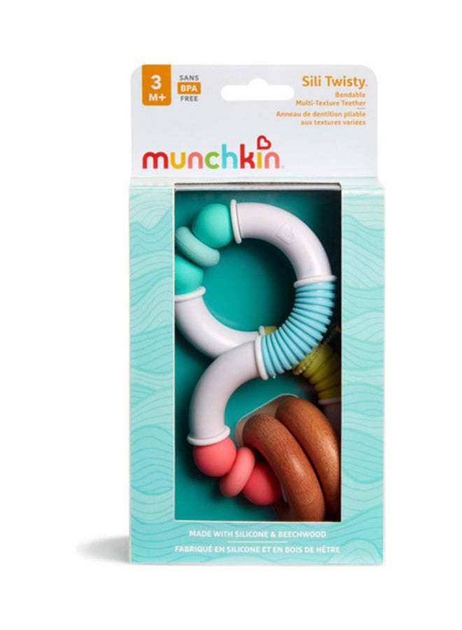 Munchkin Silicone Twisty Figure 8 Teether  - Image 2