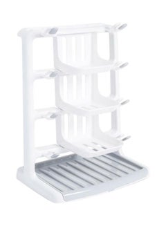 Tidy Dry Space Saving Baby Bottle Drying Rack, White - v1683628338/N53404518A_1