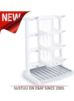 Tidy Dry Space Saving Baby Bottle Drying Rack, White - v1683628338/N53404518A_3