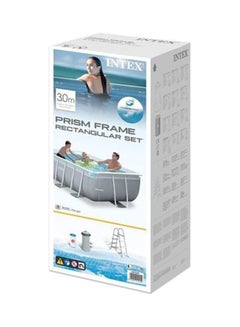 INTEX Prism Frame Rectangular Pool Set 300x175x80cm  - Image 2