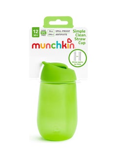 Munchkin Simple Clean Practice Cup With Straw 10 Oz 12+ Months Pack of 1 Green  - Image 2
