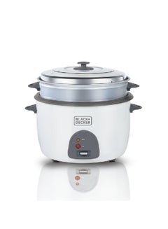 BLACK+DECKER Electric Non Stick Rice Cooker 4.5 L 1600.0 W RC4500-B5 White  - Image 1