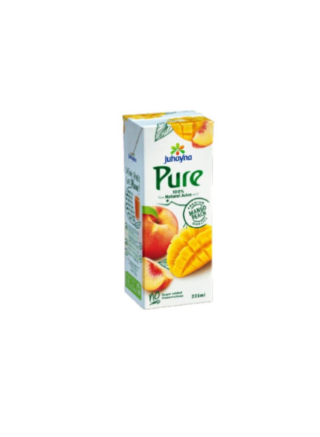 جهينه عصير بيور بالمانجو والخوخ 235ملليلتر - Image 1