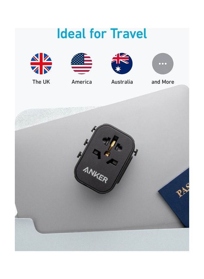 Anker Power Extend Travel Adapter UCB-C 30W Black  - Image 4