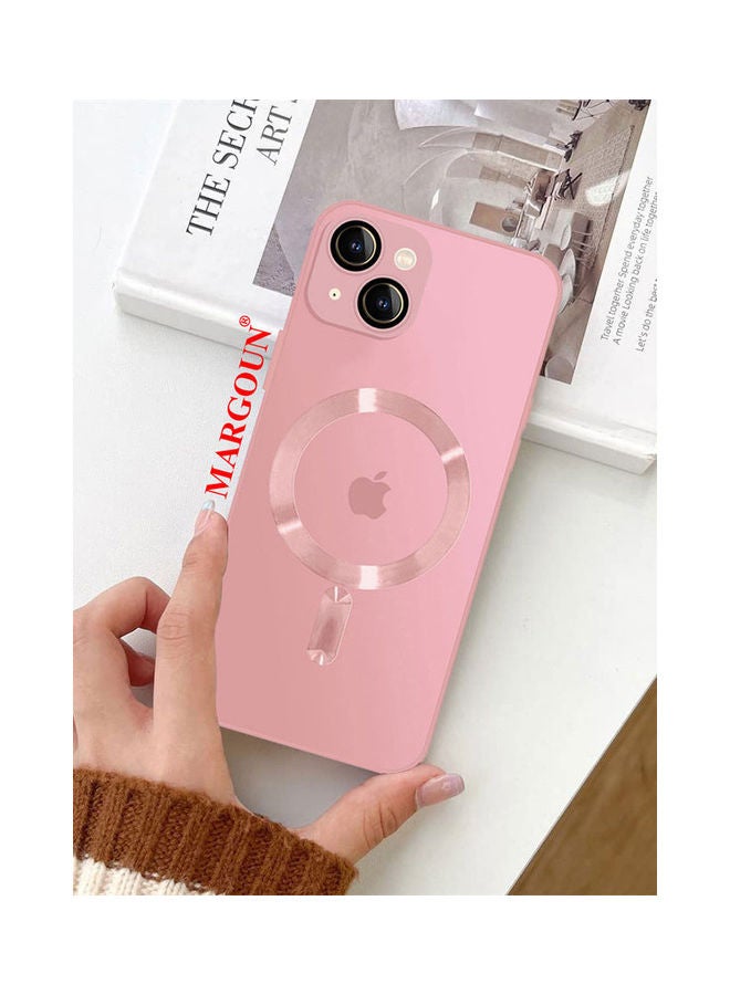 MARGOUN iPhone 14 Cover With Magsafe Built In High Grade TPU Material Pink - Image 2