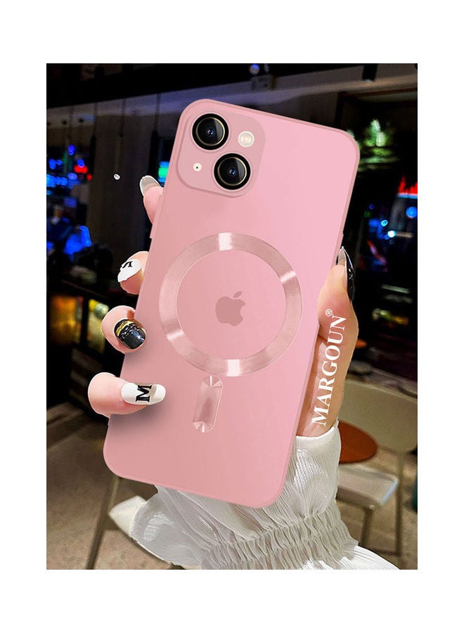 MARGOUN iPhone 14 Cover With Magsafe Built In High Grade TPU Material Pink - Image 3