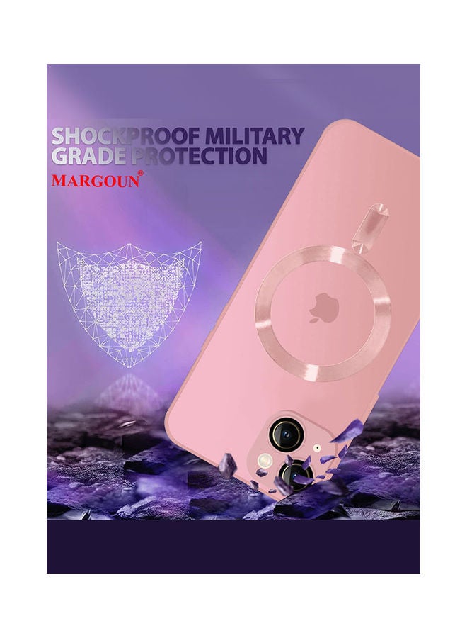 MARGOUN iPhone 14 Cover With Magsafe Built In High Grade TPU Material Pink - Image 5