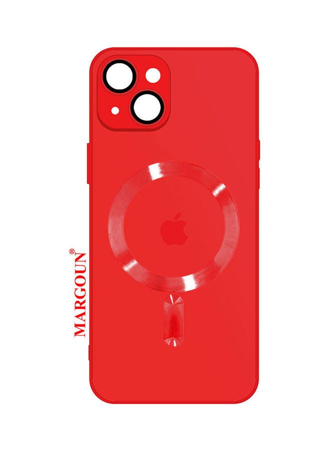 MARGOUN iPhone 14 Cover With Magsafe Built In High Grade TPU Material Red - Image 4