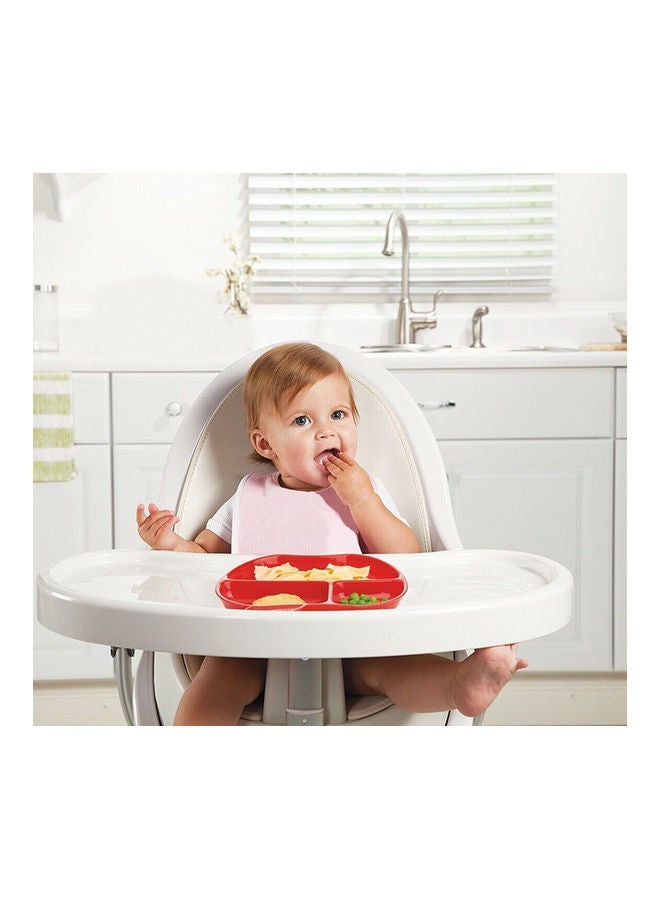 Munchkin Pack Of 3 Lil' Apple Divided Toddler Plates  - Image 4