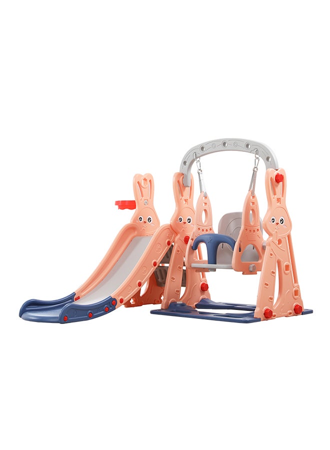 XIANGYU - Plastic Swing And Slide Set, Rabbit 140x110x143cm - Image 1
