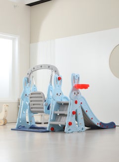 2-In-1 Rabbit Theme Swing And Slide Indoor Game 143X140X110cm - v1683702476/N41010305A_2