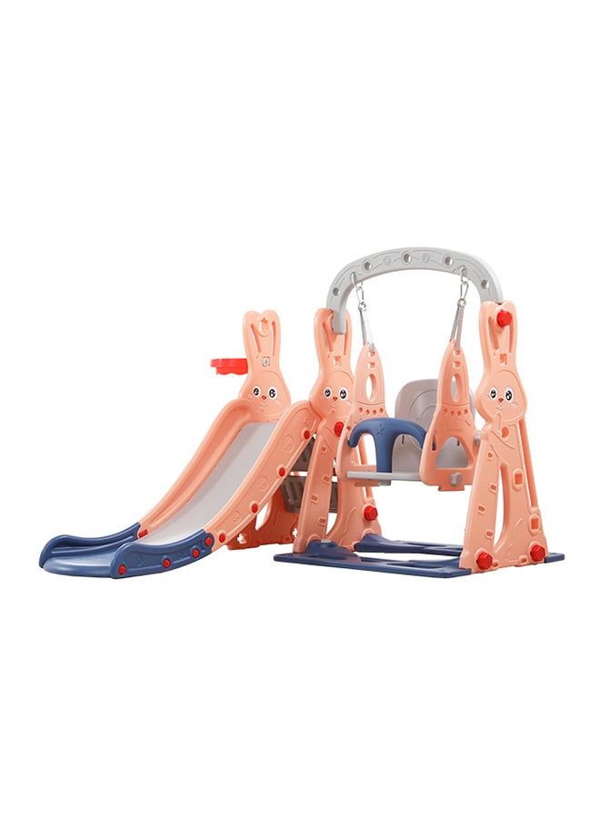 XIANGYU - Rabbit Themed Swing And Slide Set 143X140X110cm - Image 1