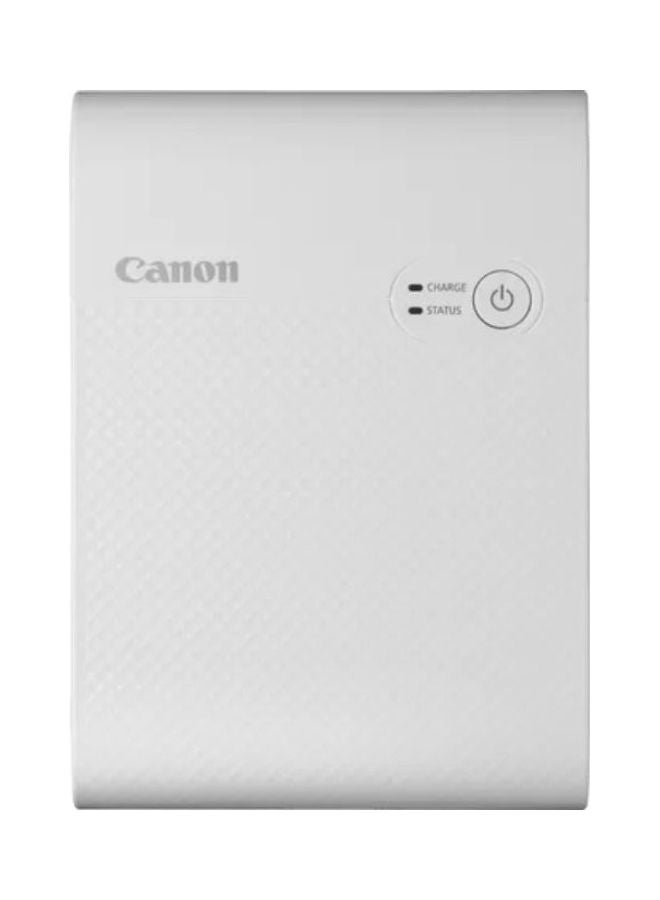 Canon - SELPHY SQUARE QX10 Portable Colour Photo Wireless Printer White - Image 1