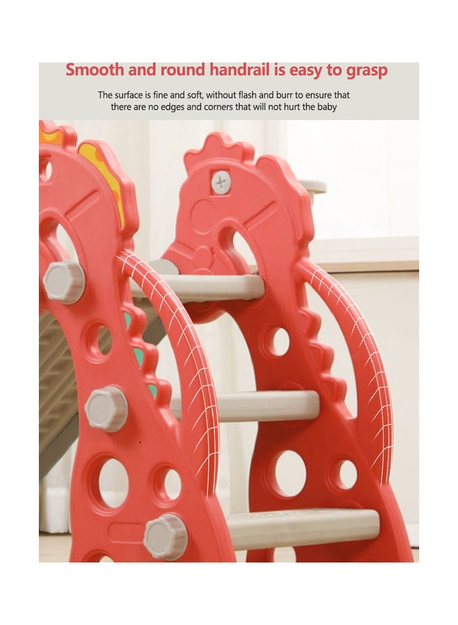 Kidle - 2 In 1 Childrens Slide With Basketball Hoop Indoor Home Multi-Function Combination Folding Toys - Image 1