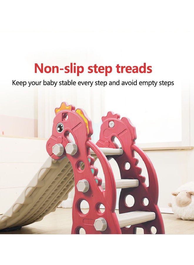 Kidle - 2 In 1 Childrens Slide With Basketball Hoop Indoor Home Multi-Function Combination Folding Toys - Image 1