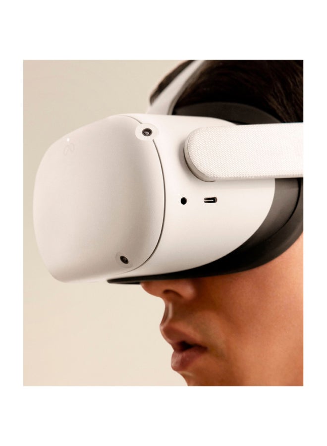 Oculus - Meta Quest 2 Resident Evil 4 Bundle with Beat Saber 128GB — Advanced All-In-One Virtual Reality Headset - Image 1