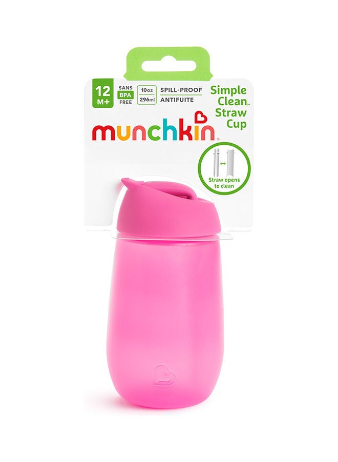 Munchkin - Simple Clean Practice Cup With Straw 10 Oz 12+ Months Pack of 1 - Assorted - Image 1