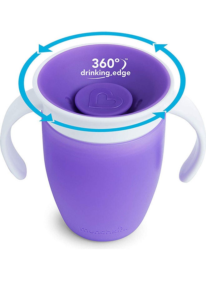 مونشكين - كوب ميراكل للتمرين 360 درجة، 7 أونصة/207 مل، أرجواني - Image 1