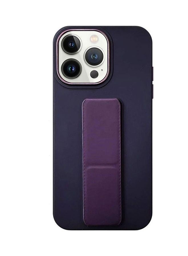 MARGOUN iPhone 14 Pro Max Case With Wrist Strap Finger Grip Kickstand Purple - Image 1