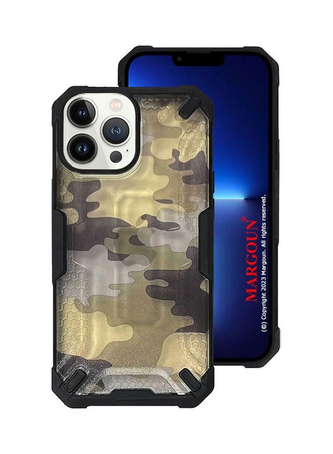 مارجون حافظة هاتف آبل آيفون 13 برو مضادة للصدمات بتصميم تمويه عسكري مختبر ضد السقوط - Image 5