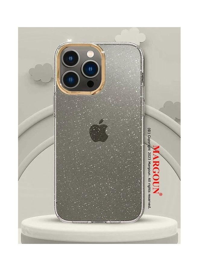 MARGOUN iPhone 13 Pro Max Case Glitter Translucent Ultra Slim Cover Anti-Slip Clear  - Image 3