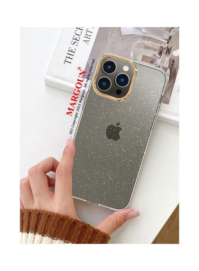 MARGOUN iPhone 13 Pro Max Case Glitter Translucent Ultra Slim Cover Anti-Slip Clear  - Image 4