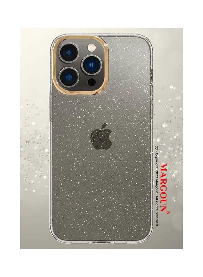 MARGOUN iPhone 13 Pro Max Case Glitter Translucent Ultra Slim Cover Anti-Slip Clear  - Image 2