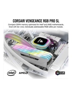 CORSAIR Ddr4 3600 Pc4-28800 C18 1.35V Desktop Memory White  - Image 2
