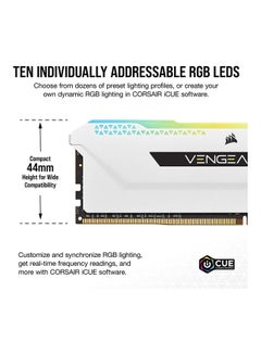 CORSAIR Ddr4 3600 Pc4-28800 C18 1.35V Desktop Memory White  - Image 3