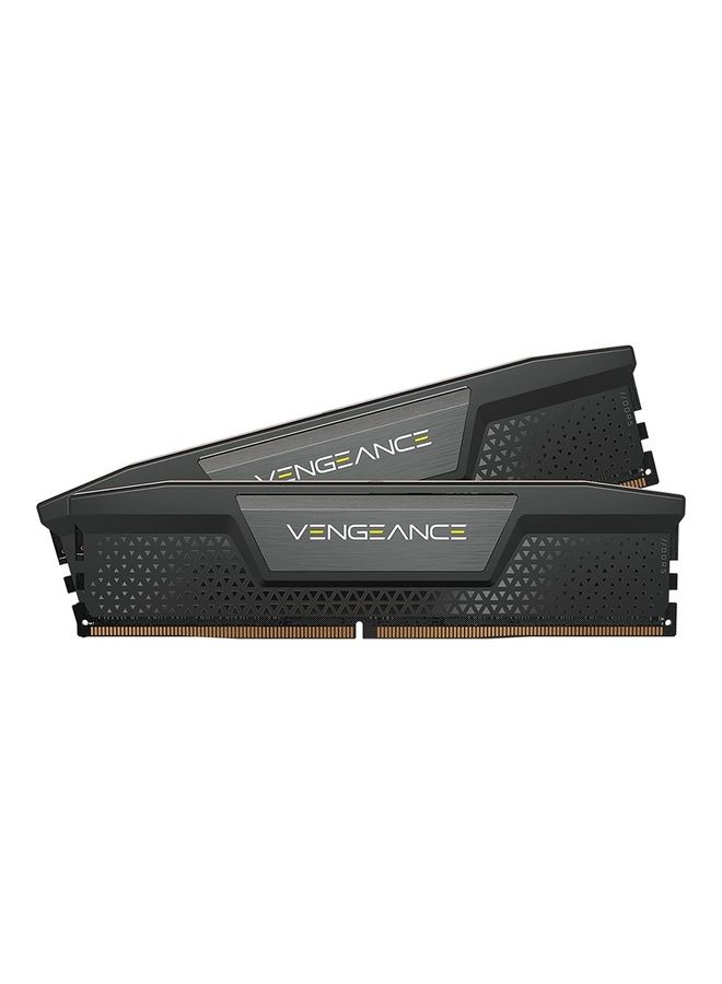 كورسير كورسير ذاكرة DDR5 64GB (2x32GB) DDR5 5200 (PC5-41600) C40 1.25 فولت انتل اكس ام بي من فينجيانس (CMK64GX5M2B5200C40) - اسود أبيض  - Image 1