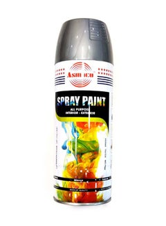 Asmaco Spray Paint For Interior And Exterior Silver 400ml  - Image 1